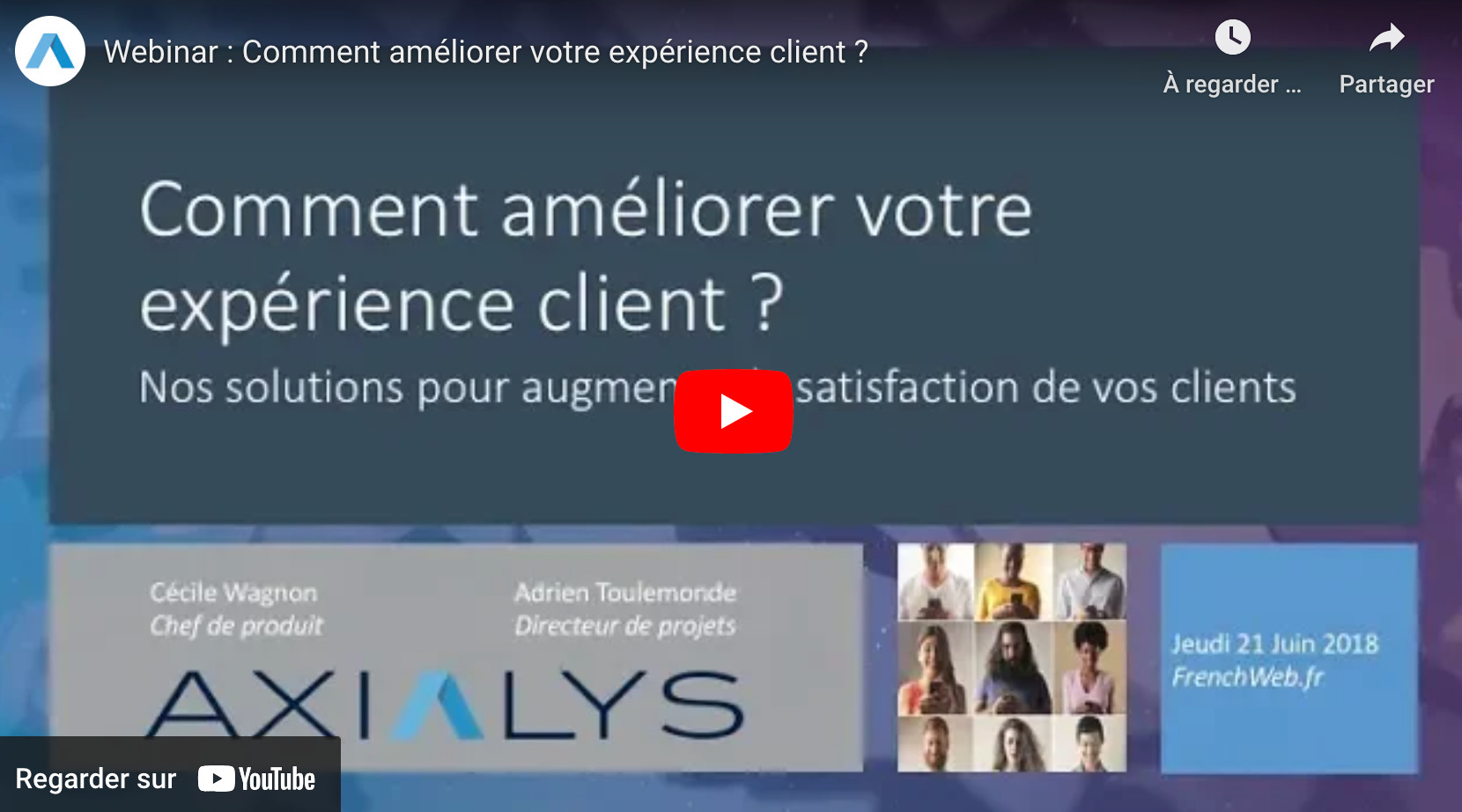 webinar experience client