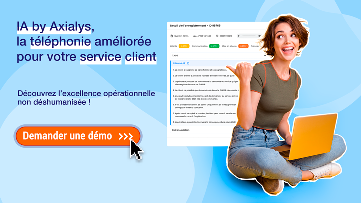 IA by Axialys, la téléphonie améliorée pour votre service client